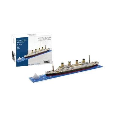 Imagem de Modelo De Barco 3D Do Titanic, Blocos De Montagem DIY, Brinquedo Educa
