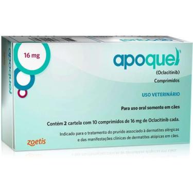 Imagem de Apoquel 16mg - Tratamento para coceira em Cães - Q. FOFURA