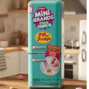 Imagem de Mini Brands Encha A Geladeira Viralizado Blogueiras Azul-celeste