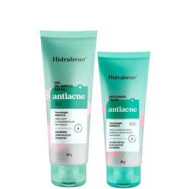 Imagem de Hidrabene SkinCare Antiacne Gel 120ml + Esfoliante 70ml