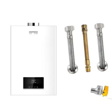 Imagem de Kit Aquecedor Komeco KO38DPRIME 38L GN + Acess. Ligação
