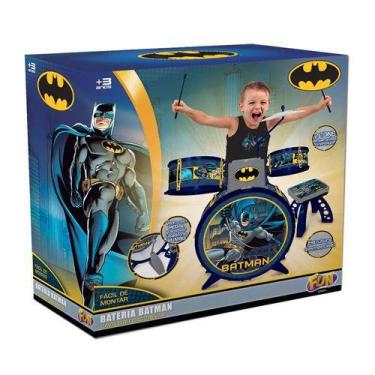 Imagem de Bateria Infantil Dc Comics Batman Fun
