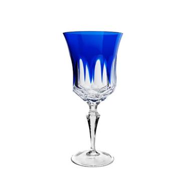 Imagem de Taça água em cristal Strauss Overlay 119.055 400ml azul escuro