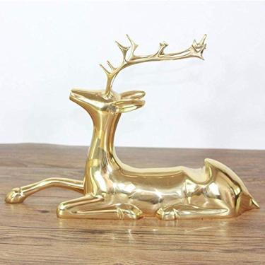 Imagem de Pkfinrd Estantes de vinhos modernas, minimalistas, para decoração de cervos, armário de vinho, cobre, cervos, modelos, casa, hotel, clube, decorações