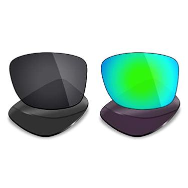 Imagem de Mryok 2 pares de lentes polarizadas de substituição para óculos de sol Oakley Jupiter Squared – Opções