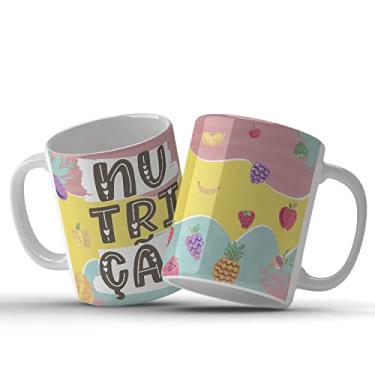 Imagem de Caneca Cerâmica Color Profissão Nutrição