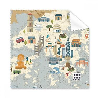 Imagem de Pano de limpeza de tela de telefone Hong Kong Local Bicycle Visiting China 5 peças