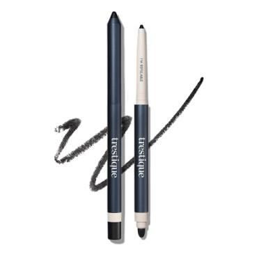 Imagem de Delineador trestique, lápis delineador de longa duração recarregável, com borrão e apontador embutidos, lápis de olhos Clean Beauty, sustentável