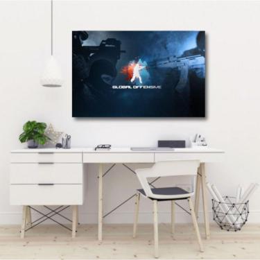 Imagem de Quadro decorativo CSGO - Jogos - A Tela em Tecido