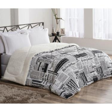 Imagem de Coberdrom Casal Queen Winter Sherpa 01 Peça  Jornal