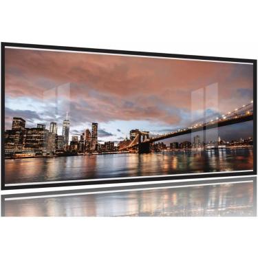 Imagem de Quadro Decorativo New York Entardecer 130x60 Moldura Preta 2x2