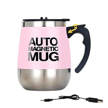 Imagem de Caneca magnética recarregável automática automática automática de agitação automática nova inovadora elétrica inteligente misturador café leite mistura garrafa de água Uwariloy