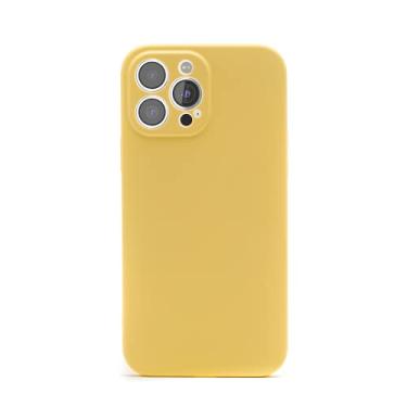 Imagem de Capa Celular CUSTOMIC para IPHONE 13 PRO MAX Soft Touch. Proteção Militar MIL-STD-810G. Capinha Silicone (Amarelo)