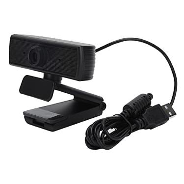 Imagem de Yunir Webcam com microfone, Webcam USB para PC, Desktop, Laptop Plug and Play C15e 1080P HD Microfone embutido de webcam para videoconferência