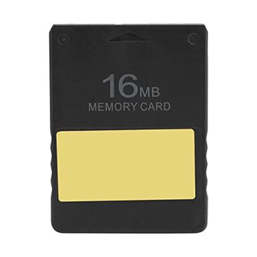 Imagem de ASHATA Cartão de memória 8/16/32/64 MB, cartão de memória do jogo, para cartão de memória do console de jogos PS2, para cartão de memória FMCB V1.966, cartão de memória do jogo para console PS2, preto (16MB)