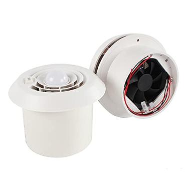 Imagem de Fã exausto Acessórios da Caravana. Rv. Ventilador telhado ar ventoso grade whit fan trailer trailer van refrigerar ventilador de ar labper home quiet fan com luz Ventiladores de ventilação