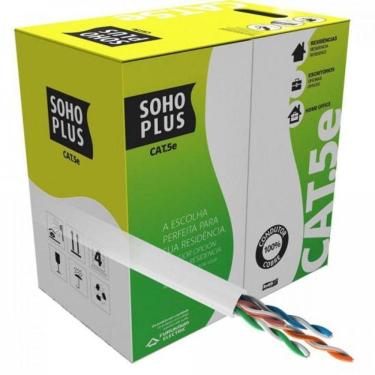 Imagem de Cabo De Rede Branco Cx 305M Cat.5E Cmx Furukawa Sohoplus - C