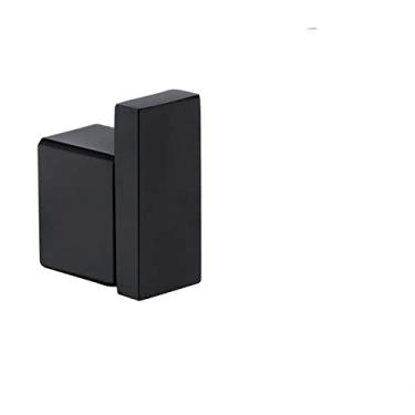 Imagem de Gancho de roupa SUS304 ganchos montados na parede para banheiro cozinha garagem roupão gancho preto prata ouro ferragens para banheiro, gancho A5B