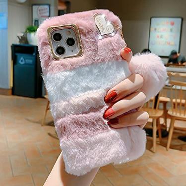 Imagem de Capa de telefone com pingente de amor para iphone 12 pro max 14 13 11 x xs xr 8 7 6 6 s plus se 2020 5s capas de inverno quentes bonitas, c, para iphone 13