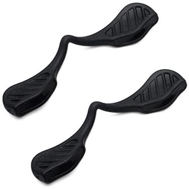 Imagem de Mryok 2 pares de almofadas de nariz de reposição para óculos de sol Oakley Hydra OO9229 - ajuste Asain preto e preto