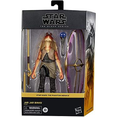 Imagem de Star Wars – Boneco colecionável de luxo da série The Black Jar Binks em escala de 15,2 cm
