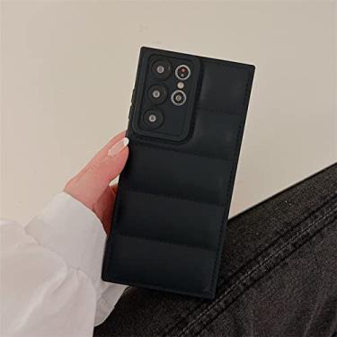 Imagem de Capa de telefone com jaqueta 3D para Samsung S22 Ultra S9 S8 Plus Note 9 8 A52 A72 A53 A73 A13 A33 A23 A32 4G A22 A21S Capa, preta, para A20, A30
