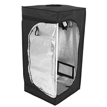 Imagem de Tenda de cultivo de estufa, ventilação redonda de estufa interna à prova dwaterproof água, pano de pia removível, para plantio de hidroponia de flores de frutas 50x50x100cm