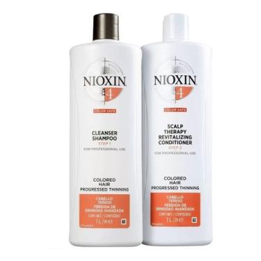 Imagem de Kit Nioxin Hair System 4 - Shampoo 1l + Condicionador 1l