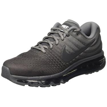 Imagem de Nike – Tênis de corrida masculino Air Max 2017, carmesin brilhante/carmesin total/preto, Cool Grey/Anthracite-dark Grey, 8
