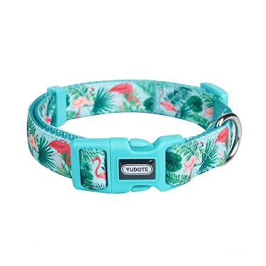 Imagem de YUDOTE 8 padrões de coleiras de cachorro de designer, aroma floral e colarinhos ajustáveis para cachorros pequenos e médiosYUDOTE Small(Neck 10"-15") SUMMER-CO-GN-S