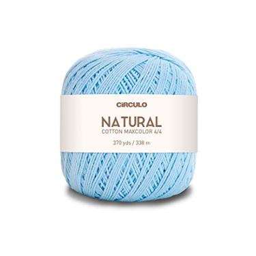 Imagem de Algodão Natural Maxcolor 4/4 da Círculo – 100% Algodão Virgem Brasileiro (Pacote com 1 Bola) – 370 m, 200 g – COR: 2012 - AZUL CANDY