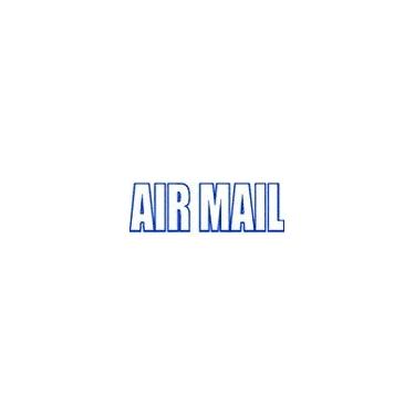Imagem de Carimbo autotintado delineado AIRMAIL - tinta azul