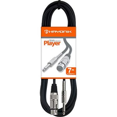 Imagem de Cabo Para Microfone Xlr(F) X P10, Hayonik, Preto, 7M