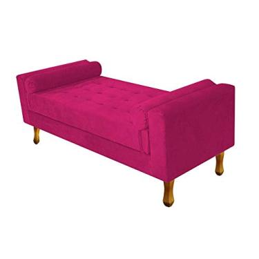 Imagem de Recamier Félix Solteiro 120cm Suede Pink - Doce Sonho Móveis