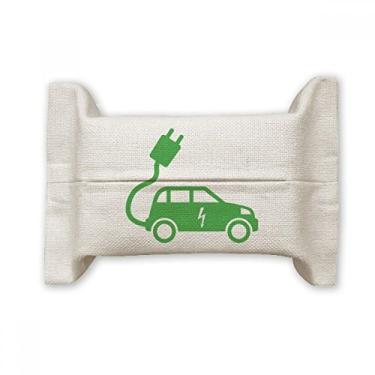Imagem de Capa de papel para lenços faciais Plug Energy para veículos que protegem o meio ambiente saco de linho de algodão