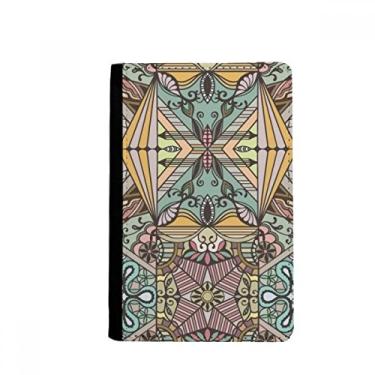 Imagem de Carteira com estampa de linhas em estilo rococo, porta-passaporte, Notecase Burse