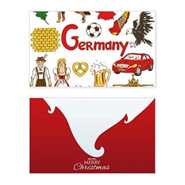Imagem de Alemanha Landscap Animals Bandeira nacional feriado Feliz Natal Cartão de parabéns Mensagem de Natal