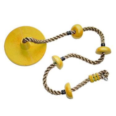 Imagem de M/P Corda de escalada para crianças, escada de corda de 2 m com plataformas de suporte de pé, balanço de árvore para crianças com mais de 4 anos de suporte de 200 kg, ideal para moldura de escalada, casa na árvore