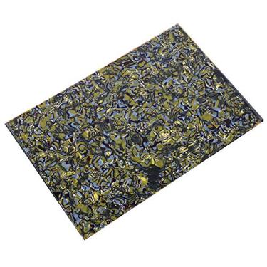 Imagem de 【 】 Placa para raspar guitarra, folha para palheta de guitarra, fácil de aprender para desempenho em casa (pérolas pretas e amarelas)