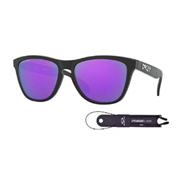 Imagem de Oakley Frogskins OO9013 Sunglasses For Men+BUNDLE with Oakley Accessory Leash Kit