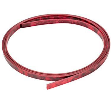 Imagem de Musiclily Plástico Binding Filete Violão Guitarra 1650 X 6 X 1,5mm, Vermelho Perolado