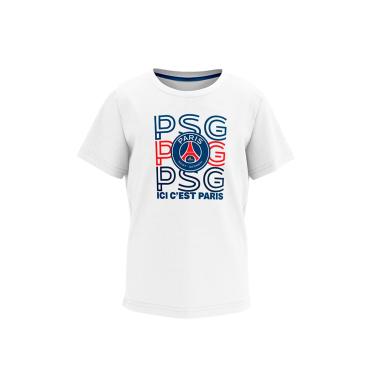 Imagem de Braziline Camiseta PSG Premiere, Infantil, Branco, G