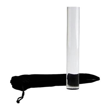 Imagem de UGPLM Barra de rolo de tênis de mesa, ferramenta de rolo de cola de tênis de mesa, pegajoso, exercitador multifuncional de treinador, tênis, rolo de, Claro