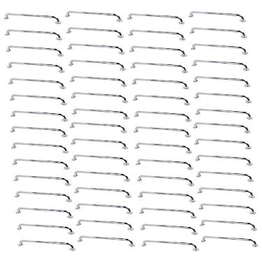 Imagem de Alça Barra de Apoio 80cm Kit 46 Unidades Acessibilidade Idoso Gestante Cadeirante Deficiente Segurança Banheiro Box Quarto Corredor Resistente Segurança