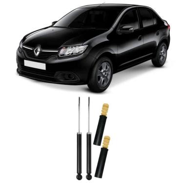 Imagem de Amortecedor Renault Logan + Kit Batente Traseiro 2014 Até 2020 O Par