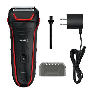Imagem de Wahl Barbeador elétrico Clean & Close recarregável à prova d'água e molhado/seco, barbeador elétrico sem fio para cuidados e aparar barba – íon de lítio com longo tempo de funcionamento e carga rápida – modelo 7064