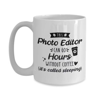 Imagem de Caneca de café para editor de fotos, presente para editor de fotos, presente para editor de fotos, presentes para amigos, ideia de presente de aniversário de Natal (425 g)