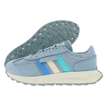 Imagem de adidas Tênis masculino Retropy E5, Cinza mágico/App Sky Rush/Wonder Whit, 10.5