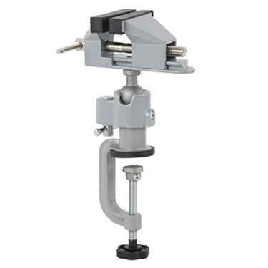 Imagem de Torno de prensa de broca Torno Bancada Torno de Liga de Alumínio Torno Universal Rotativo de 360 Graus Grampo de Torno Preciso Acessórios de Liga de Broca Prensa de Broca Mesa Fixa para Carpintaria