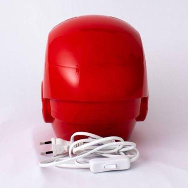 Imagem de Luminária de Mesa Capacete Homem de Ferro Colorida Marvel Iron Man